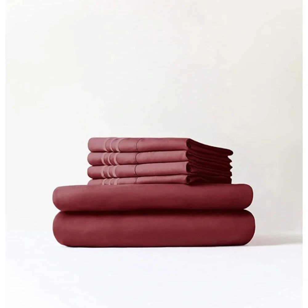 Split King Size Sheet Set - 7 Piece Set - Hotel Luxury Bed Sheets - Picture 2 of 11